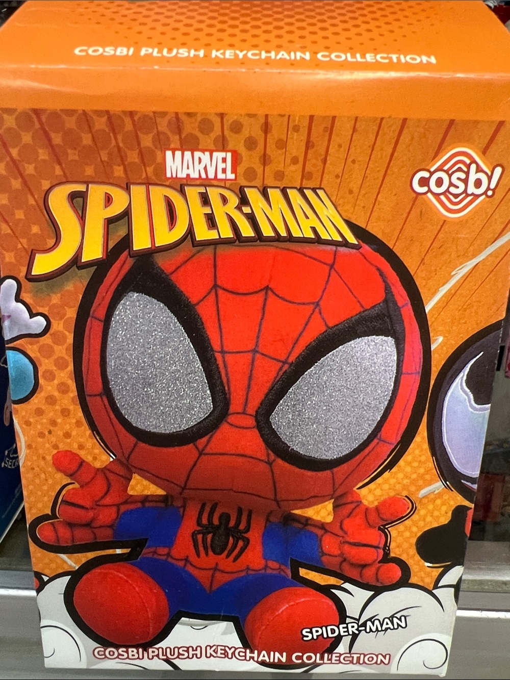 Marvel Spider-Man Kids Costume Plush Keychain – Red & Blue - Picture 1 of 4